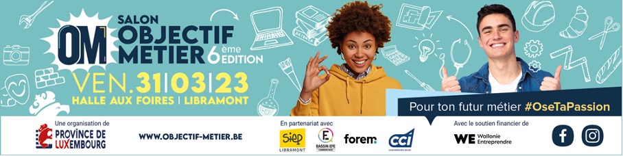 Salon Objectif métiers - 31 mars 2023